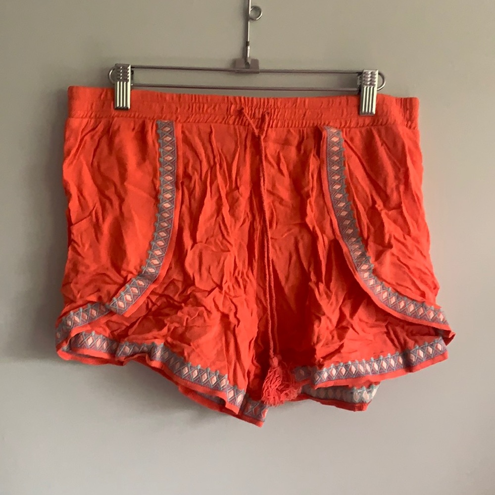Boho Coral Shorts